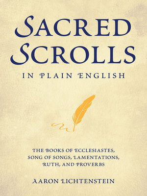 cover image of Sacred Scrolls in Plain English